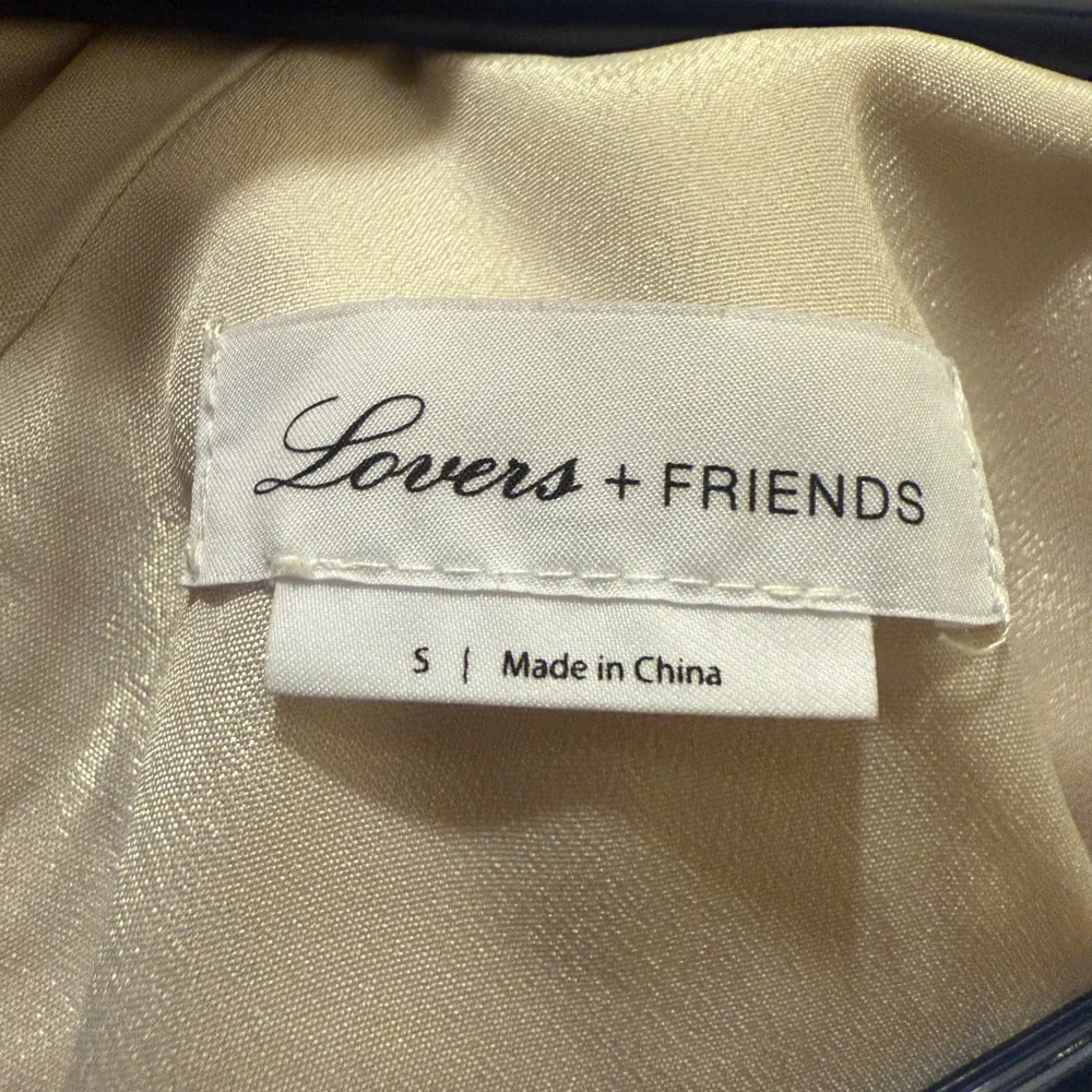 Lovers + Friends Satin Top in Champagne - Picture 5 of 5